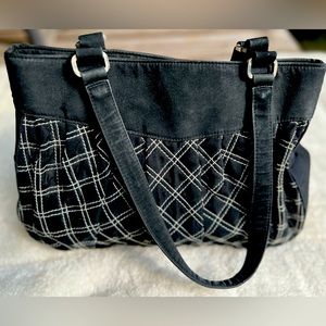 Vera Bradley Quilted Microfiber Shoulder Bag